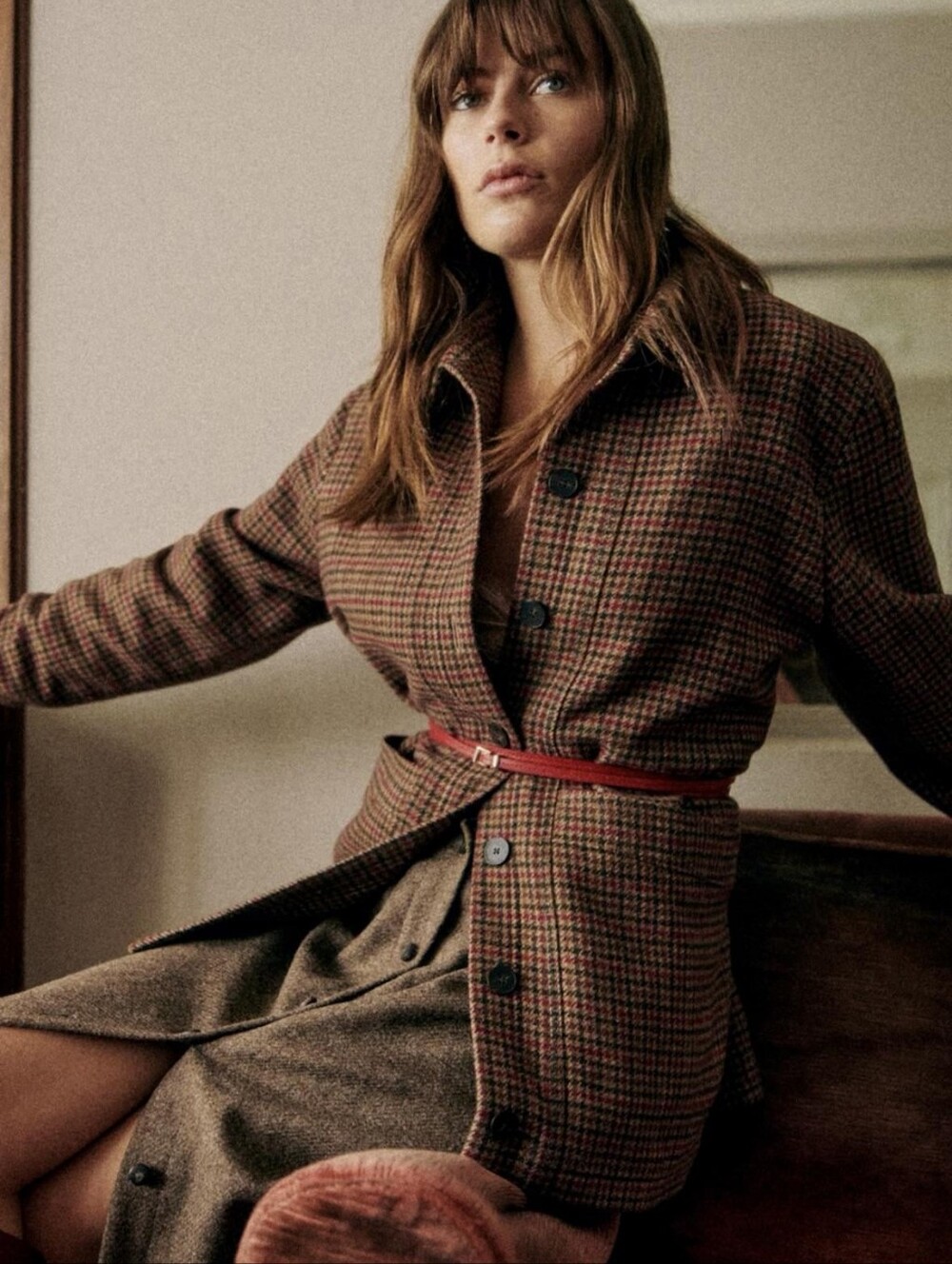Sezane Will Jacket Multicoloured Houndstooth - Size S